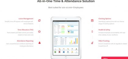 All In One Mitrefinch Time & Attendance Solution Suited For Employees
